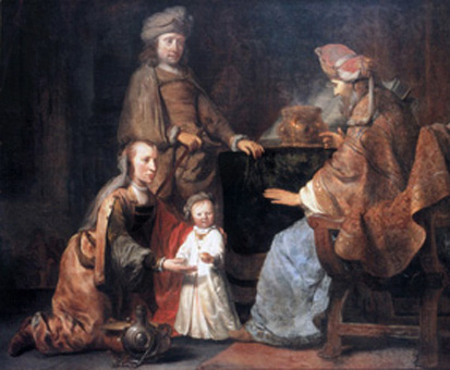 Hanna presenteert Samuel aan Eli