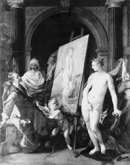 Apelles schildert Campaspe