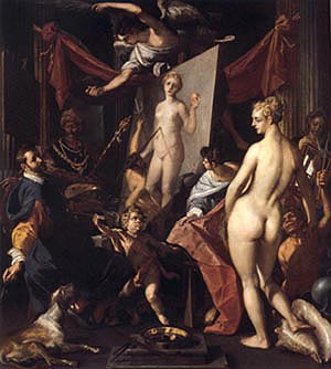 Apelles schildert Campaspe