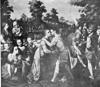 Verzoening van Jacob en Esau