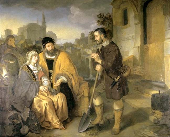 De Leviet en zijn bijvrouw in Gibea