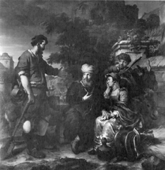 De Leviet en zijn bijvrouw in Gibea