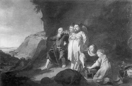 Mozes en Aäron aanschouwen het beloofde land