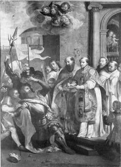 Sint Bernardus van Clairvaux bekeert Willem van Aquitanië