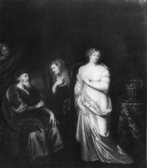 Sara brengt Hagar bij Abraham