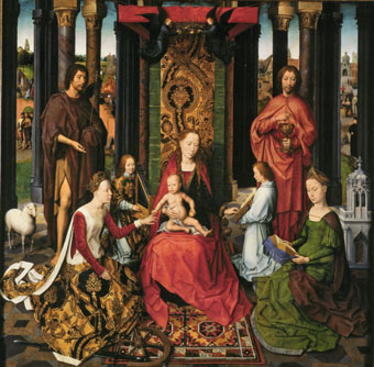 Retabel met Apostel Johannes de Doper en Apostel Johannes Evangelist