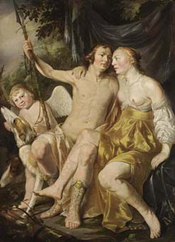 Venus, Adonis en Amor