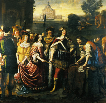 Allegorie op de stichting of Oranienburg