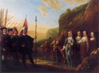 Ontmoeting van David en Abigaïl