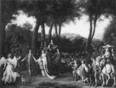 Tobias en Sara op weg naar Ninive