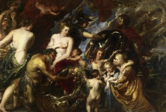 Minerva beschermt Pax tegen Mars