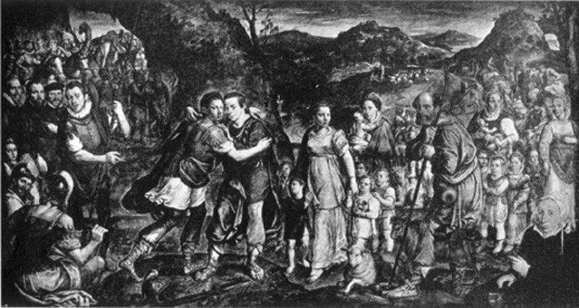 Verzoening van Jacob en Esau