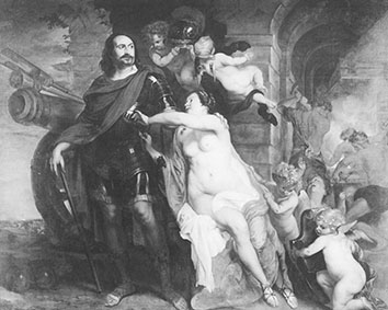 Mars ontvangt de wapenen van Venus