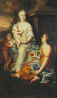 Caritas (Liefdadigheid) en Concordia (Eendracht)