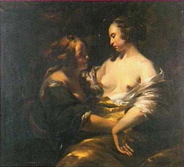 Jupiter, in de gedaante van Diana, en Callisto