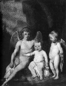 Meisje met twee putti